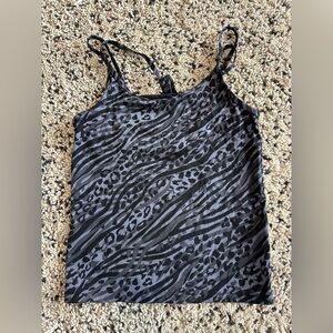 PINK Victoria's Secret Black and Gray Leopard workout top 3/$15 listing